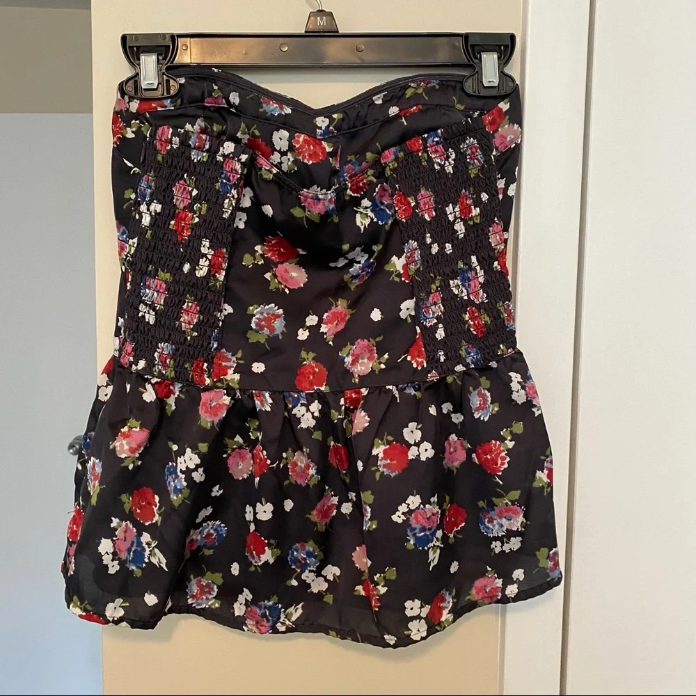 AMERICAN EAGLE OUTFITTERS | Strapless Printed Top - Picture 2 of 7